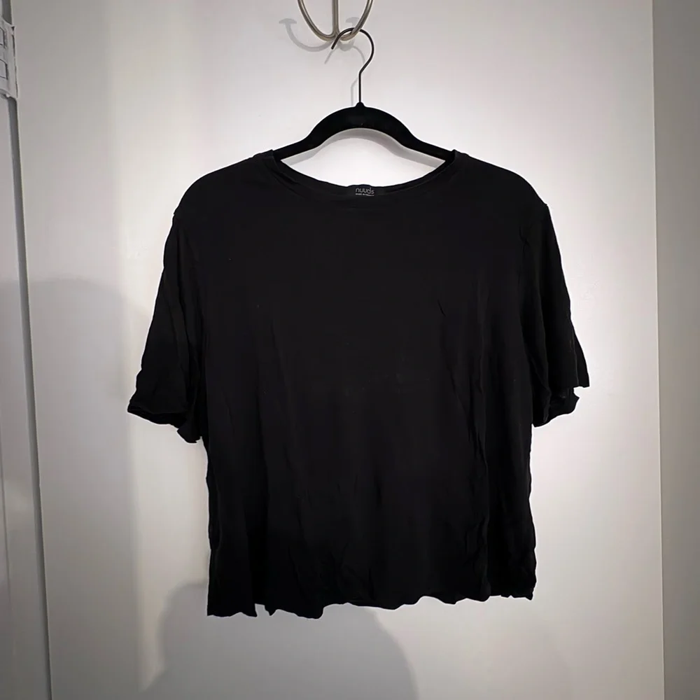 Black Short Sleeve Pajama Set - Picture 2 of 5